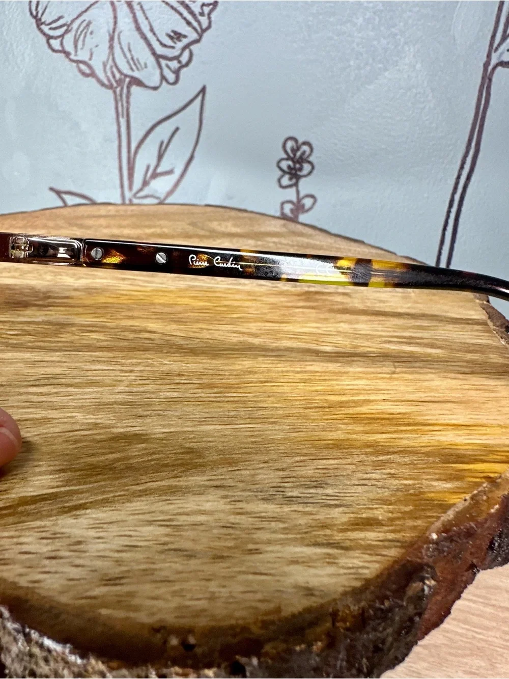 Pierre Cardin Pilot Style Copper Metal Frame Glasses